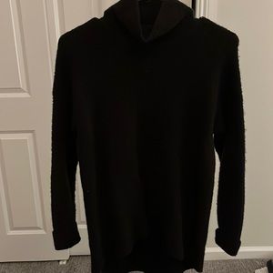 Madewell soft black turtle neck sweater.